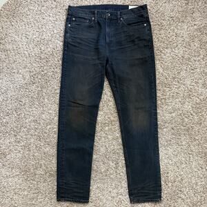 Rag & Bone Fit 2 Slim Gage Muddy Dark Blue Denim Jeans Pants Men’s Size 33x31